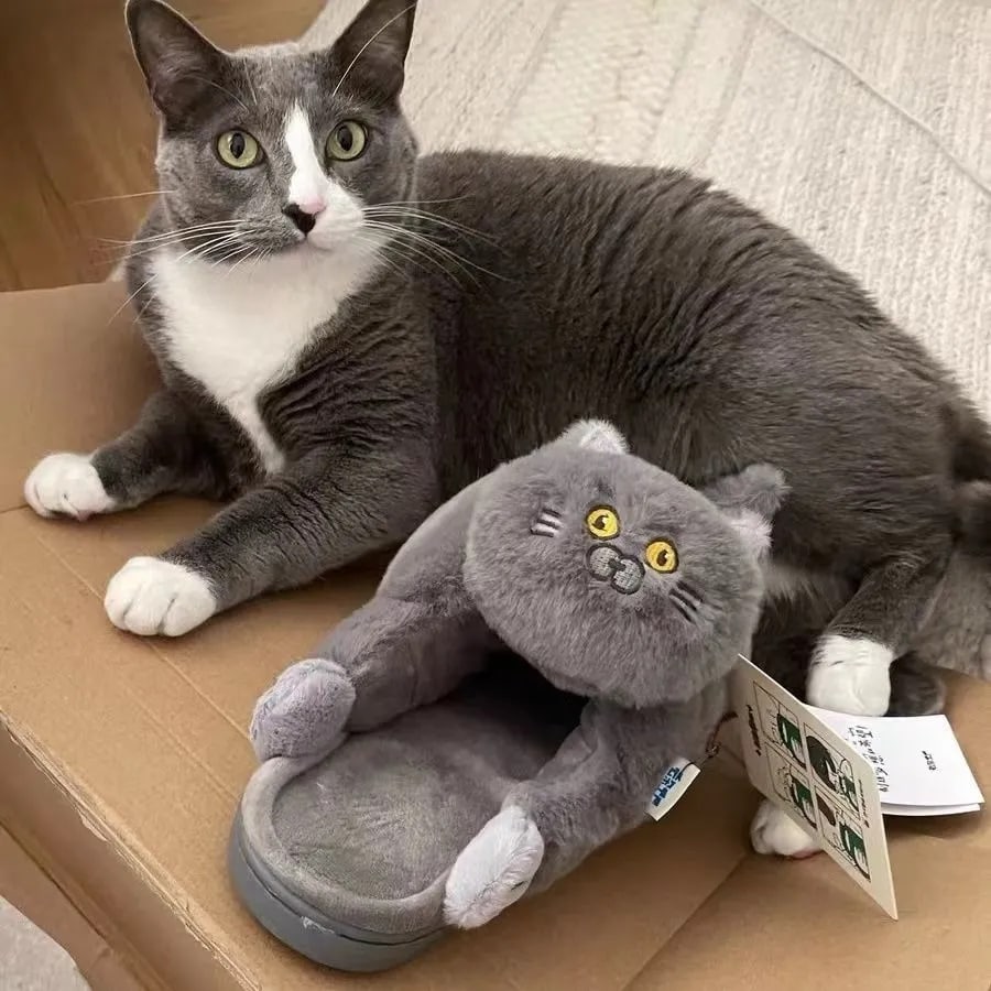 KittyFluff - Hugger Cat Slippers